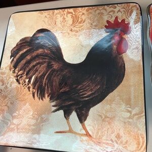 Certified International Rooster Dinner Plate - Multicolor